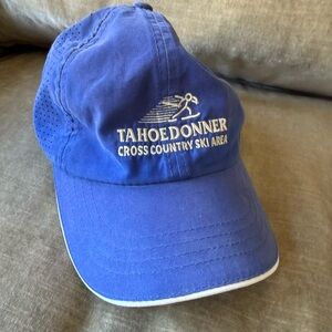 Tahoe Donner Cross Country Ski Area Adult Hat Cap Velcro